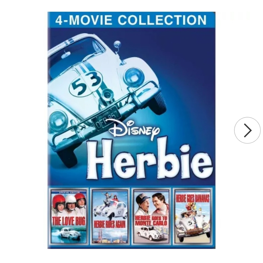 NEW Disney Herbie 4-Movie Collection DVD
